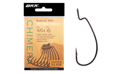 BKK hook CHIMERA wide gape spinning soft lures forged eye - size 3-6/0 -  Pescamania