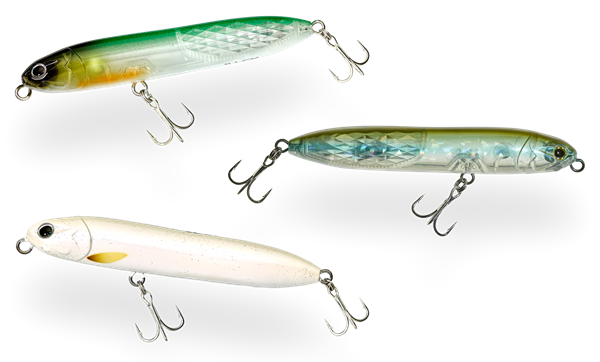 Calissa Offshore Tackle The Original Plopping Minnow 90mm  110mm 130mm - Fishing Lure for Bass Floating Whopper Rotating Topwater  Crankbait Popper Lure Swimbait (Blue Shad, 130mm) : Sports & Outdoors