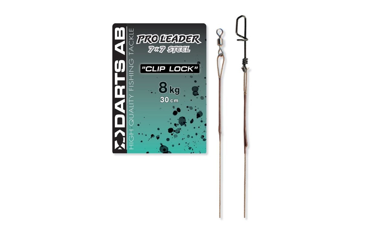 Picture of Darts Micro Leader "Clip Lock" 8kg 30cm 2-pack