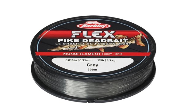 Picture of Berkley Flex Pike Deadbait 300m, Grey, Nylonline