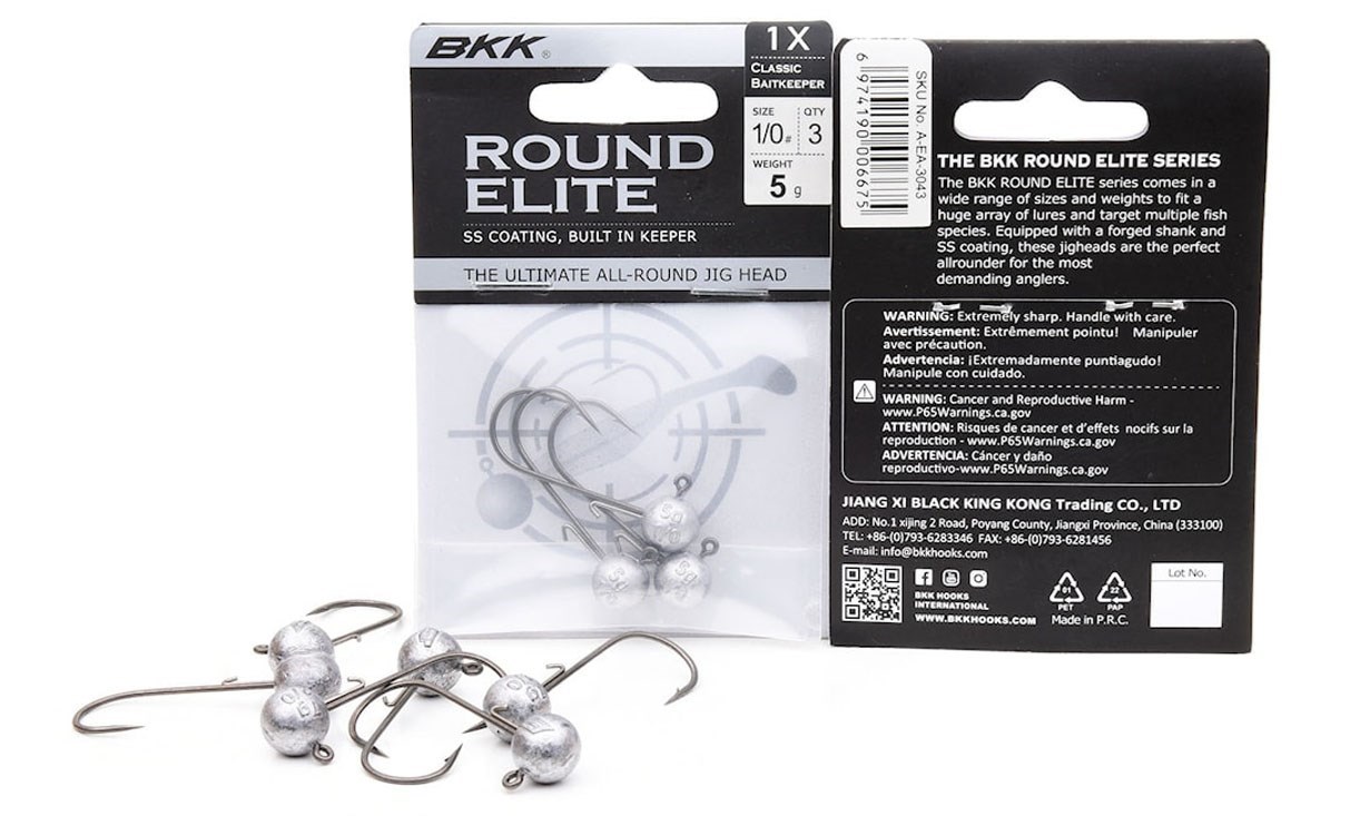 Picture of BKK Round Elite-Classic Bait Keeper 2/0, 3-pack.