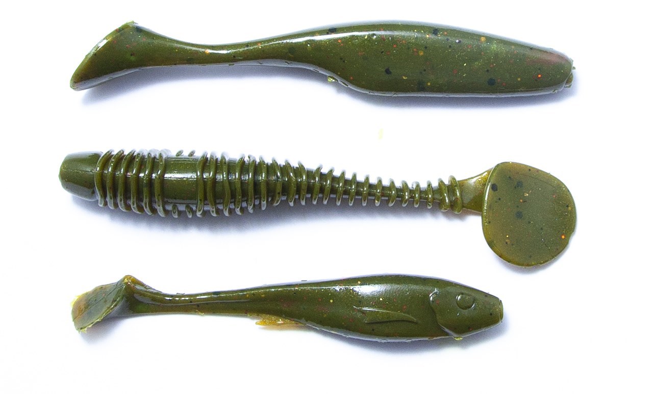 Party Pack 3 favorite lures Green Pumpkin 12-pack