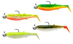 Picture of Savage Gear Cannibal Shad Darkwater Mix 4+4pcs