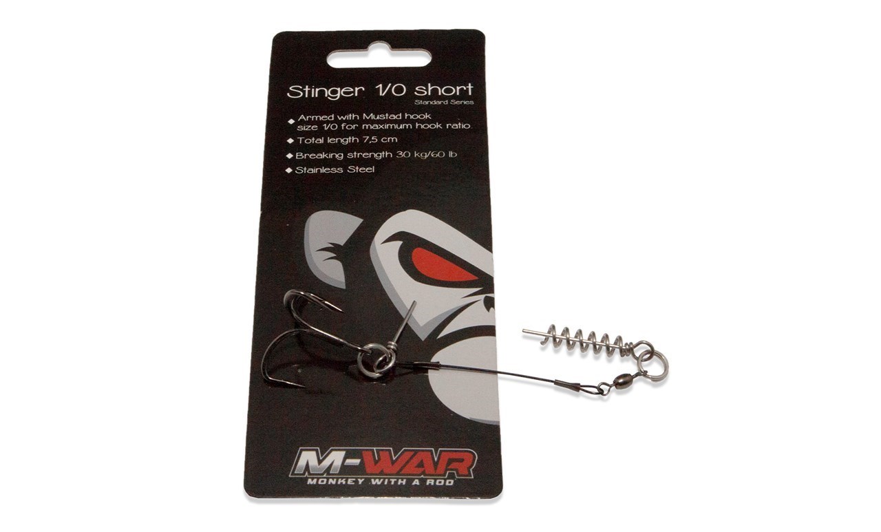 M-WAR Shallow Single Stinger 1/0 - Kanalgratis