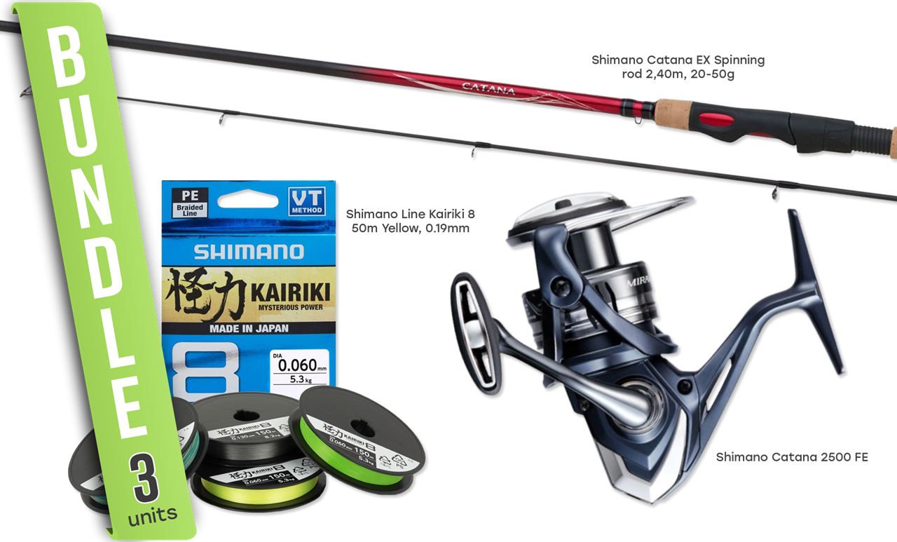 Picture of Fishingset Spinning Allround 20-50gr Shimano Catana