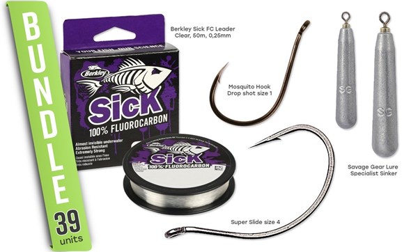 Picture of Drop Shot Fishing kit (Tie It Yourself) BUNDLE!