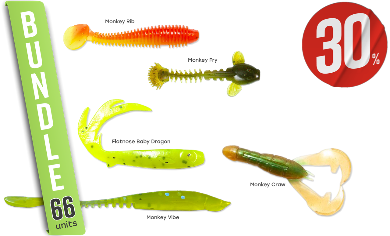 Picture of Mega Bundle Perch - 60 Lures