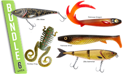 Picture of Edvins favorite pike lures for cold water