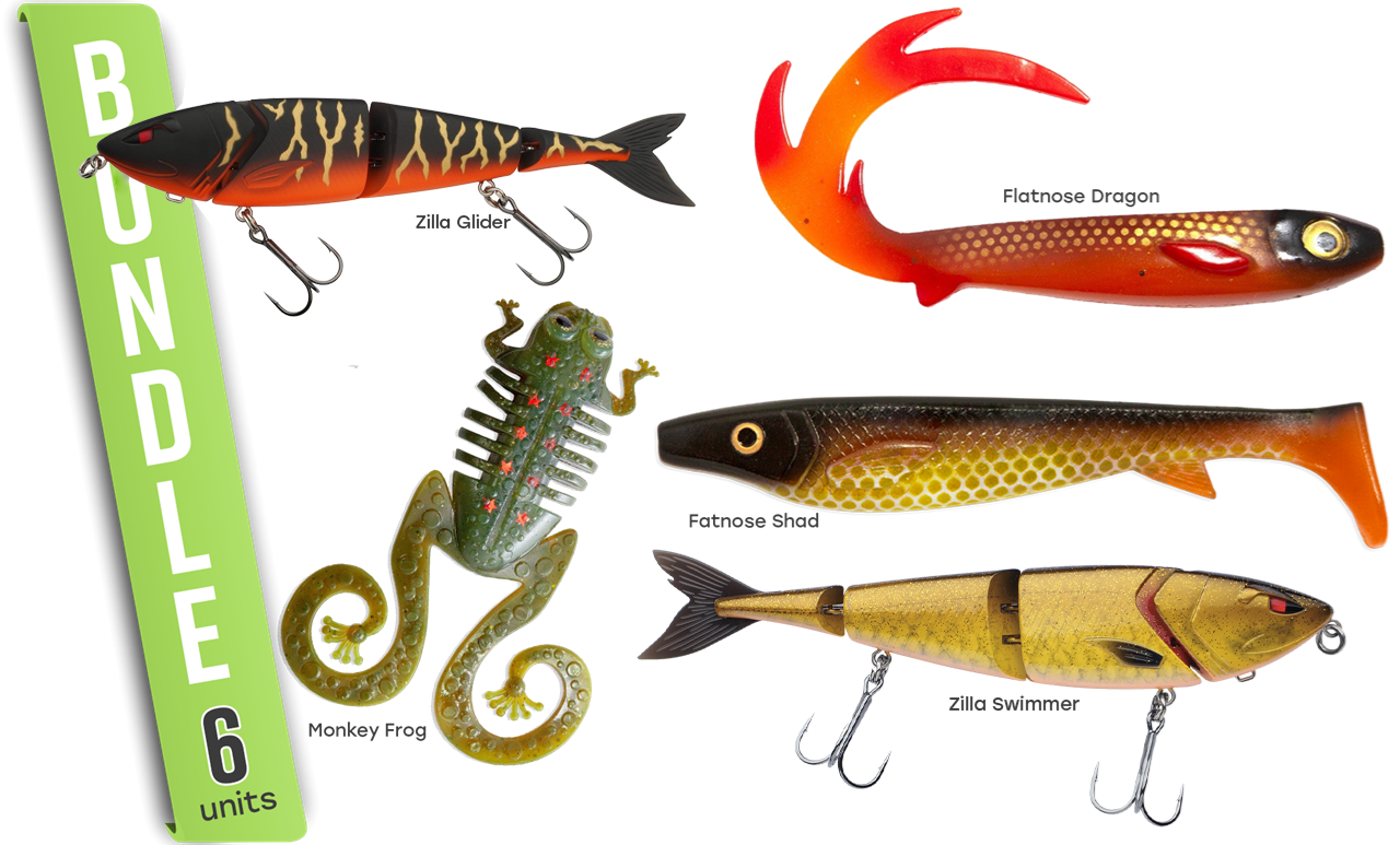 Picture of Edvins favorite pike lures for cold water