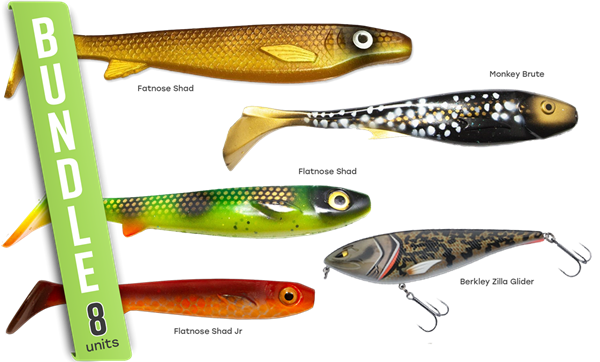 Picture of Tobias favorite pike lures for cold water